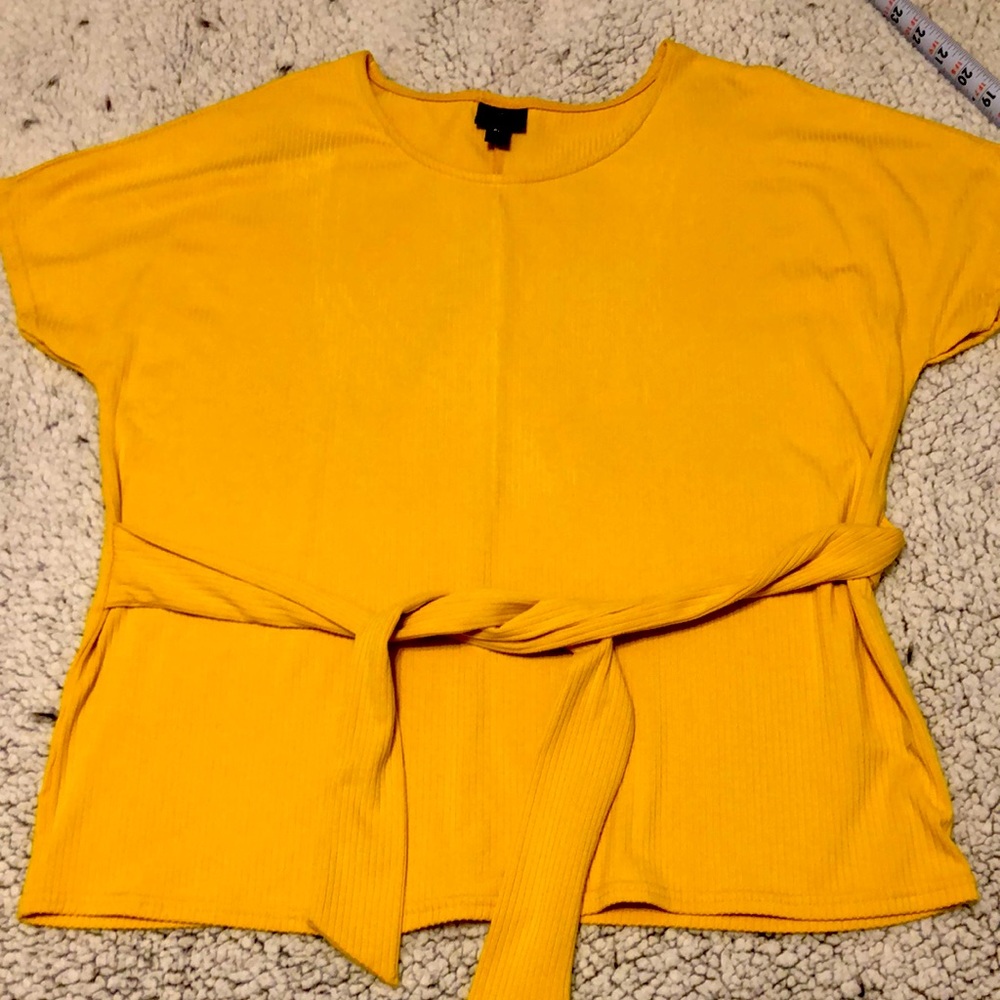 Yellow PL knit shirt